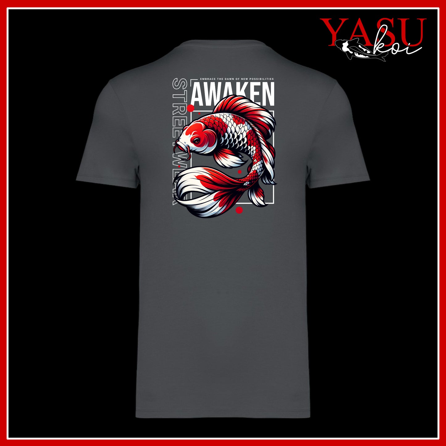 "The Back Page" Awaken Printed Organic Cotton T-Shirt
