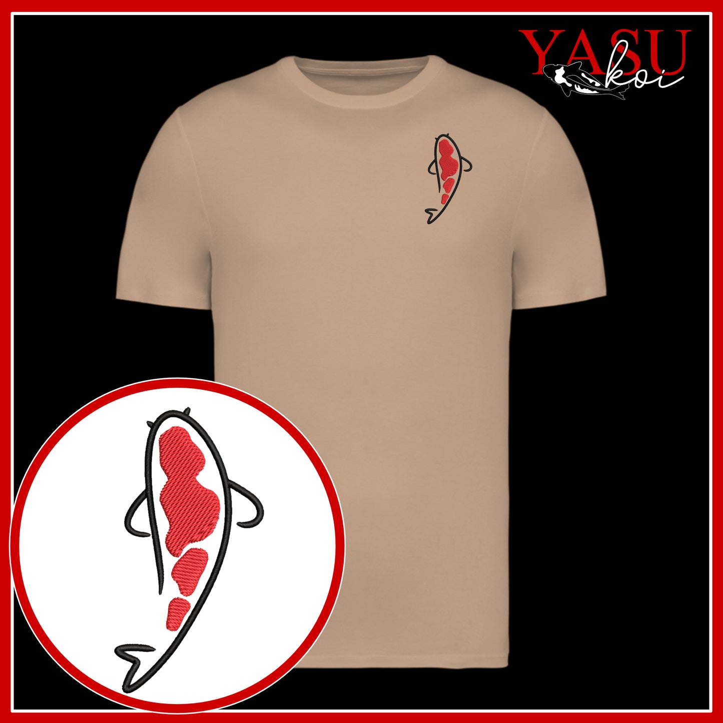 The Kohaku Embroidered Spell Organic T-Shirt