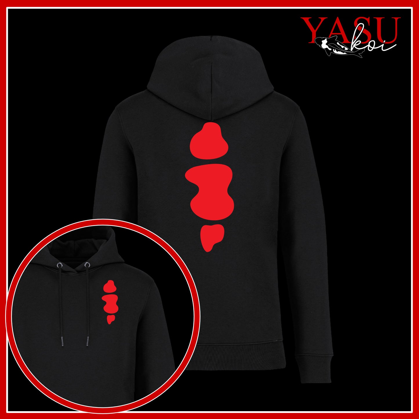 A "Splash" of Kohaku Luxury Organic Hoodie