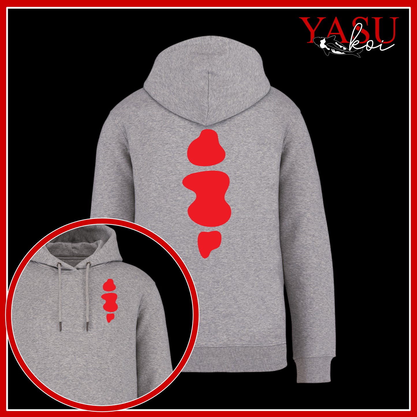 A "Splash" of Kohaku Luxury Organic Hoodie