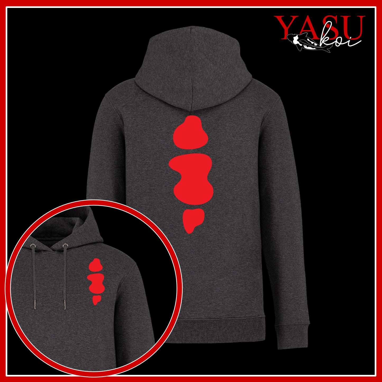 A "Splash" of Kohaku Luxury Organic Hoodie