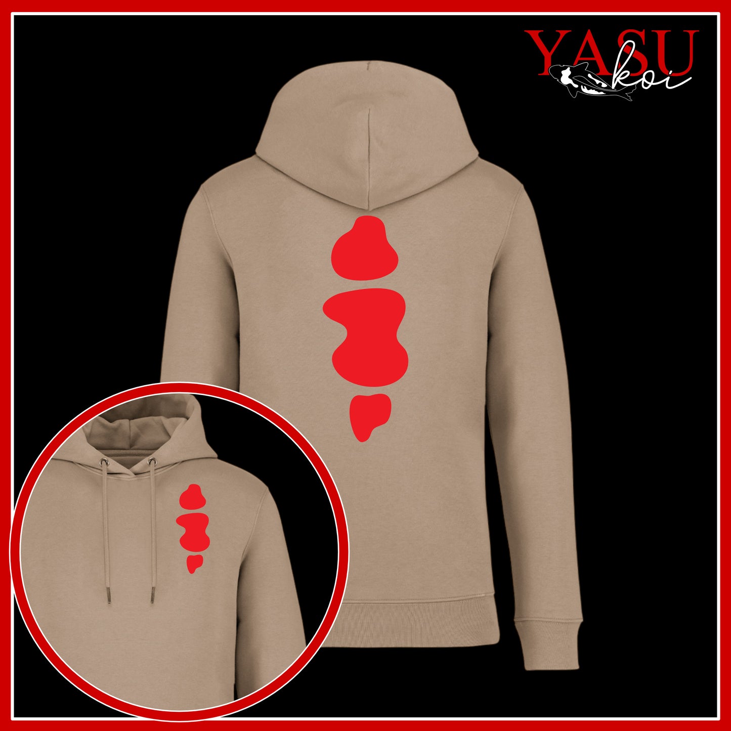 A "Splash" of Kohaku Luxury Organic Hoodie