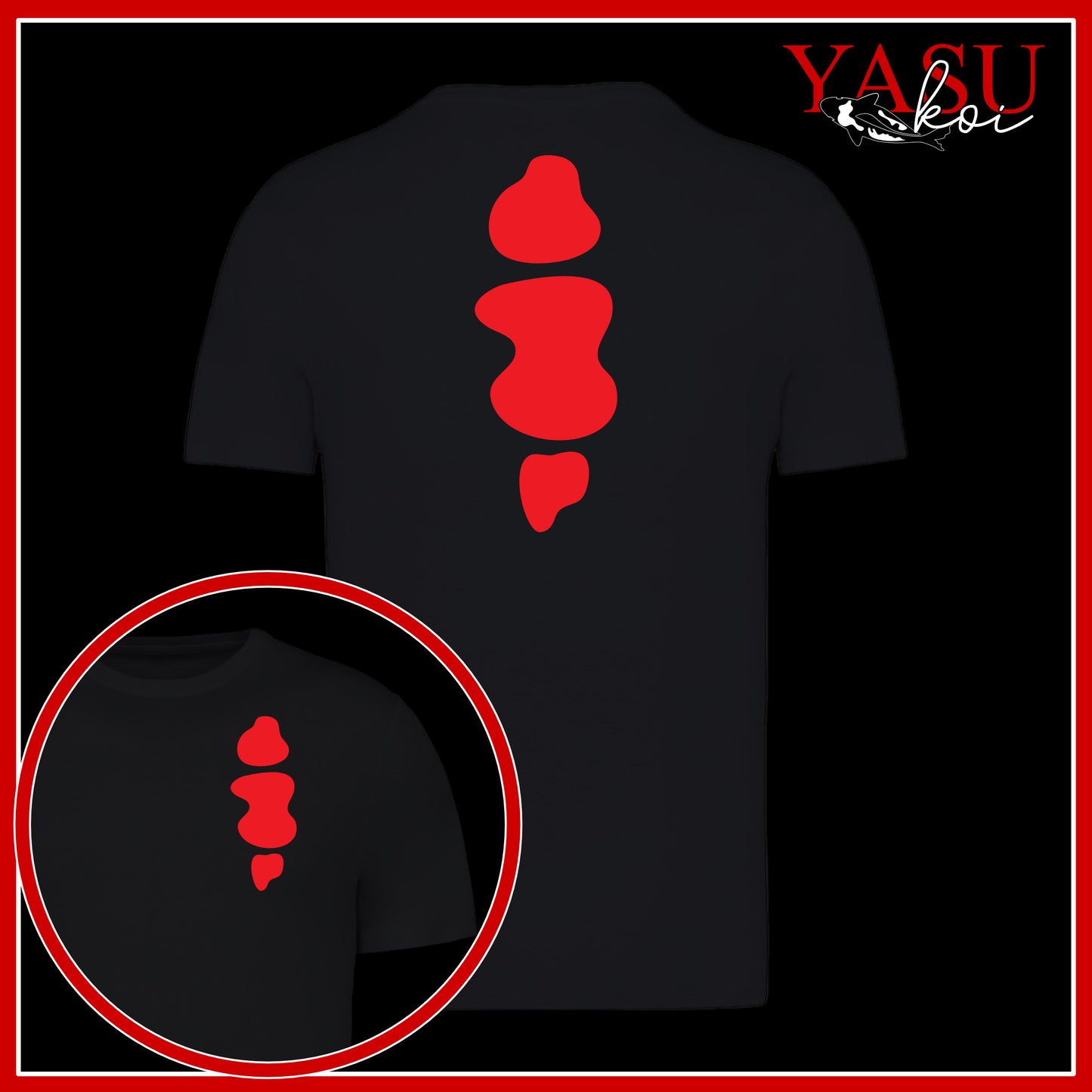 A "Splash" Of Kohaku Printed Organic T-Shirt