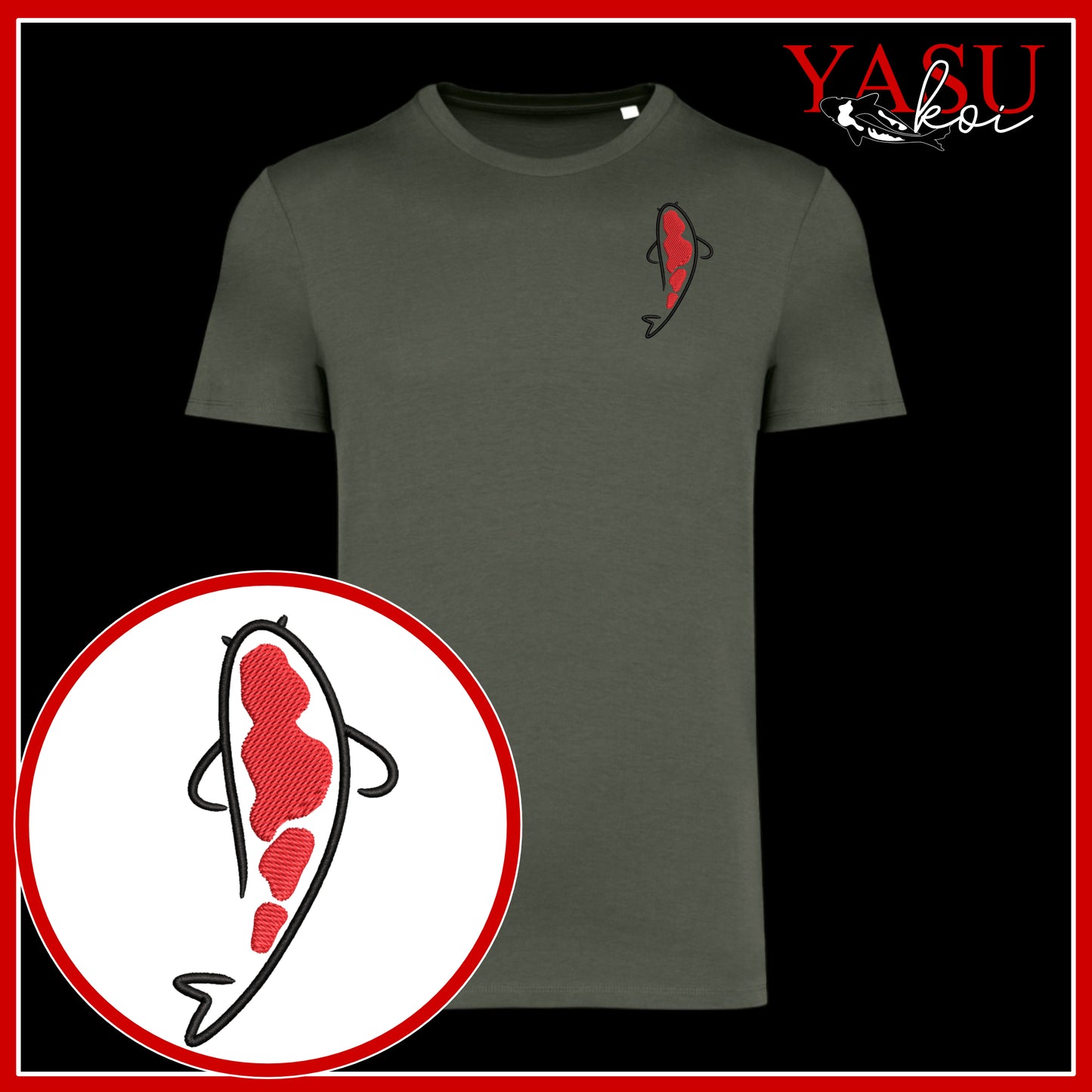 The Kohaku Embroidered Spell Organic T-Shirt