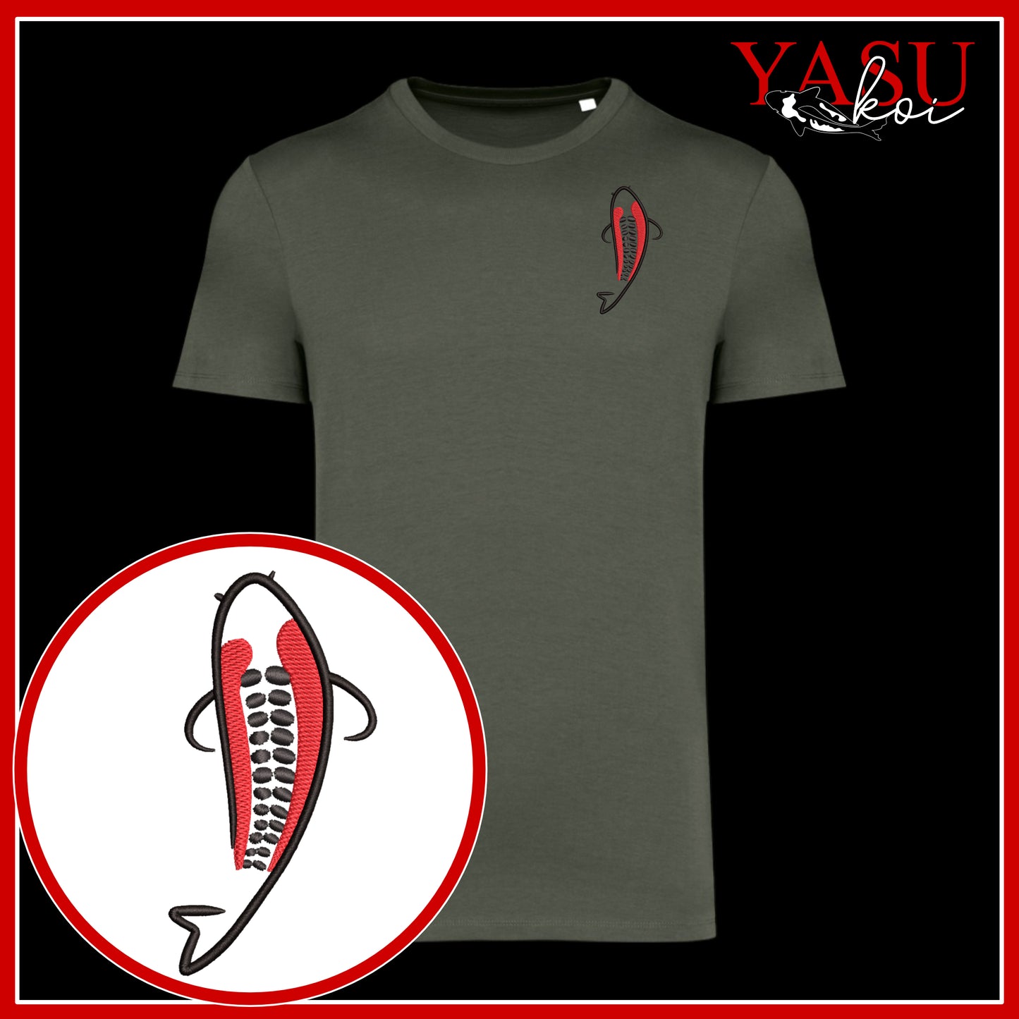 The Shusui Embroidered Spell Organic T-Shirt