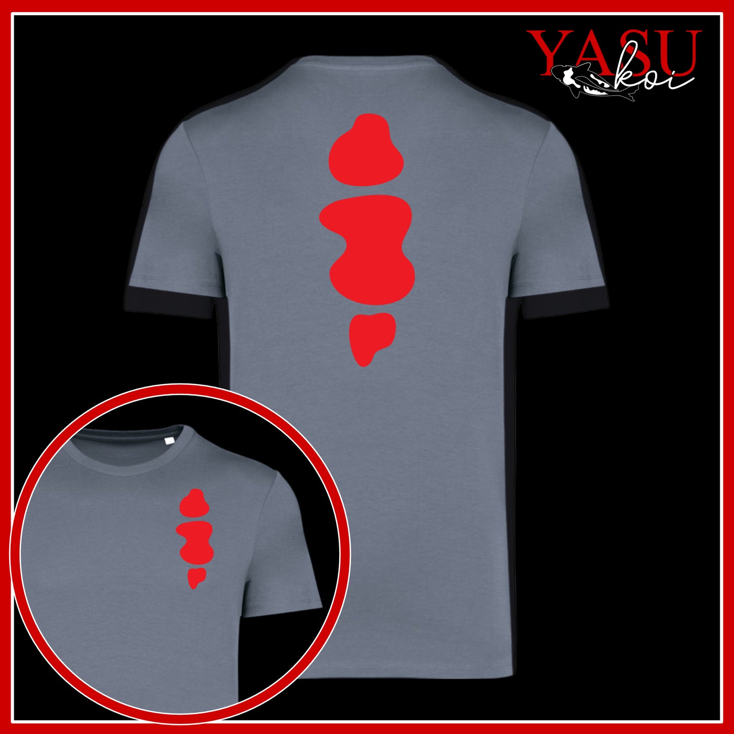 A "Splash" Of Kohaku Printed Organic T-Shirt