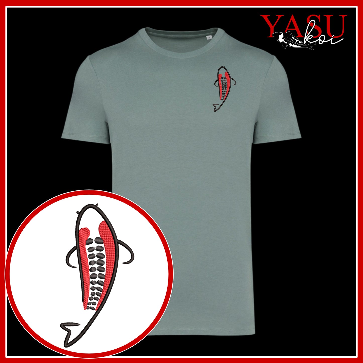 The Shusui Embroidered Spell Organic T-Shirt