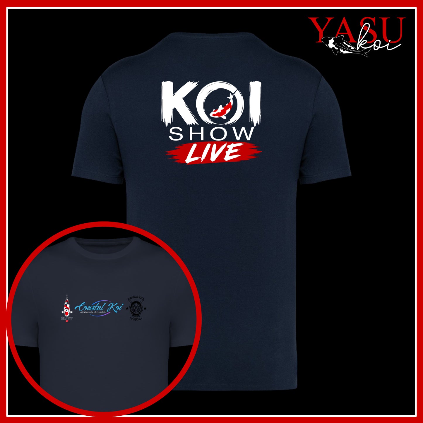 Koi Show Live Organic Cotton T-Shirt