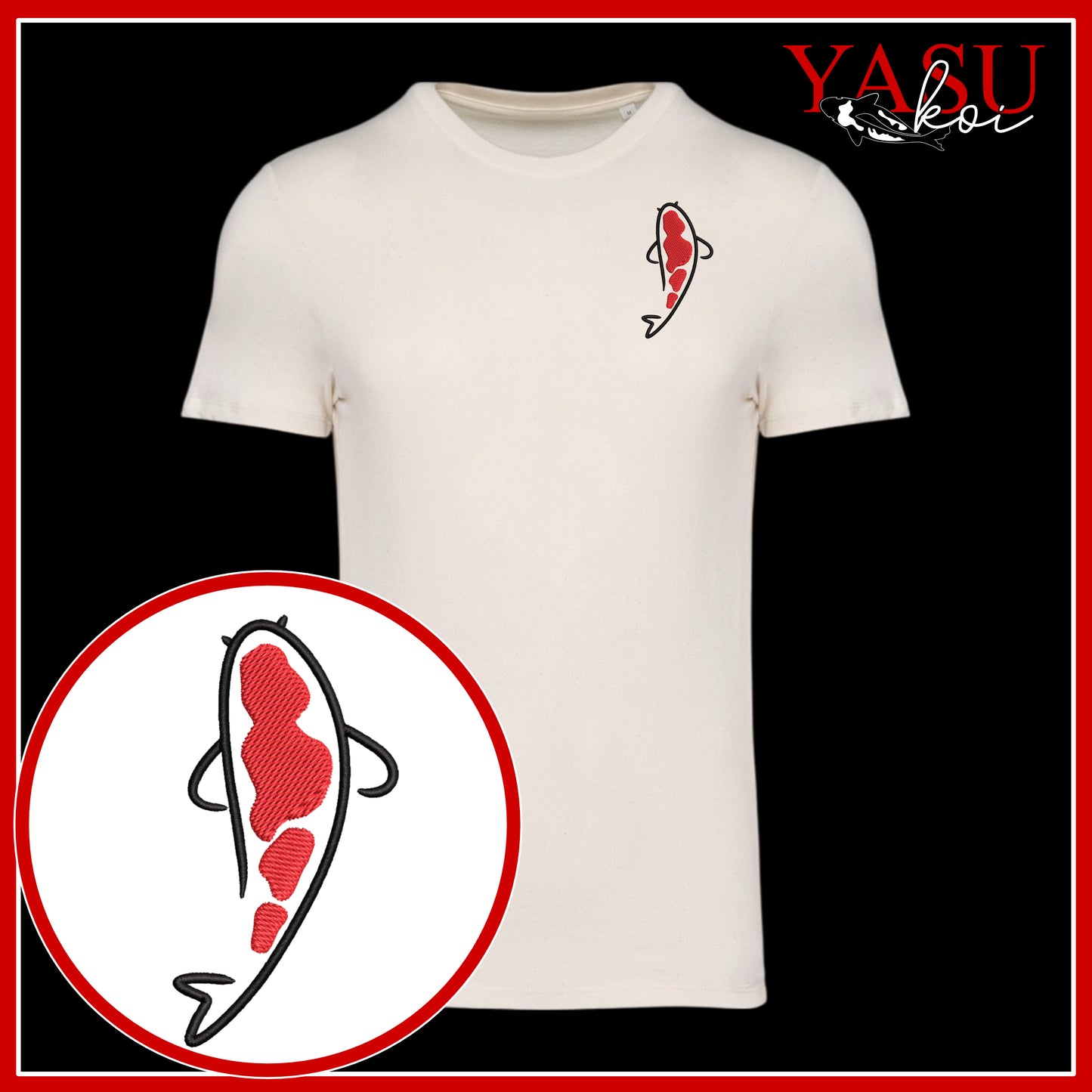The Kohaku Embroidered Spell Organic T-Shirt