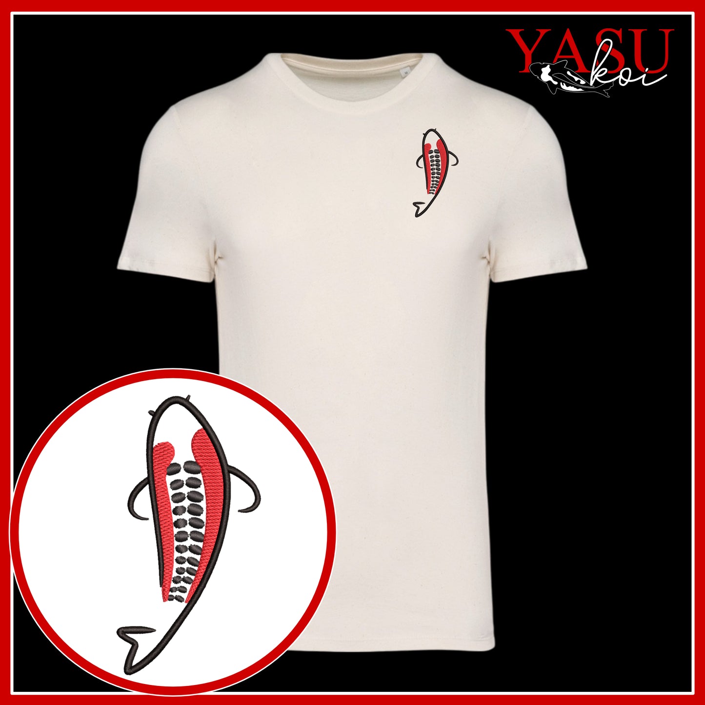The Shusui Embroidered Spell Organic T-Shirt