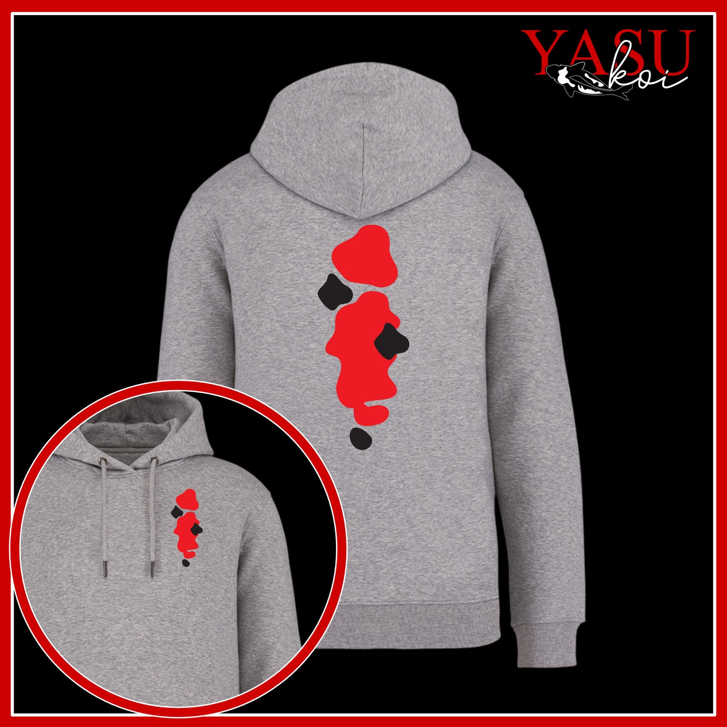 A "Splash" of Sanke Luxury Organic Hoodie