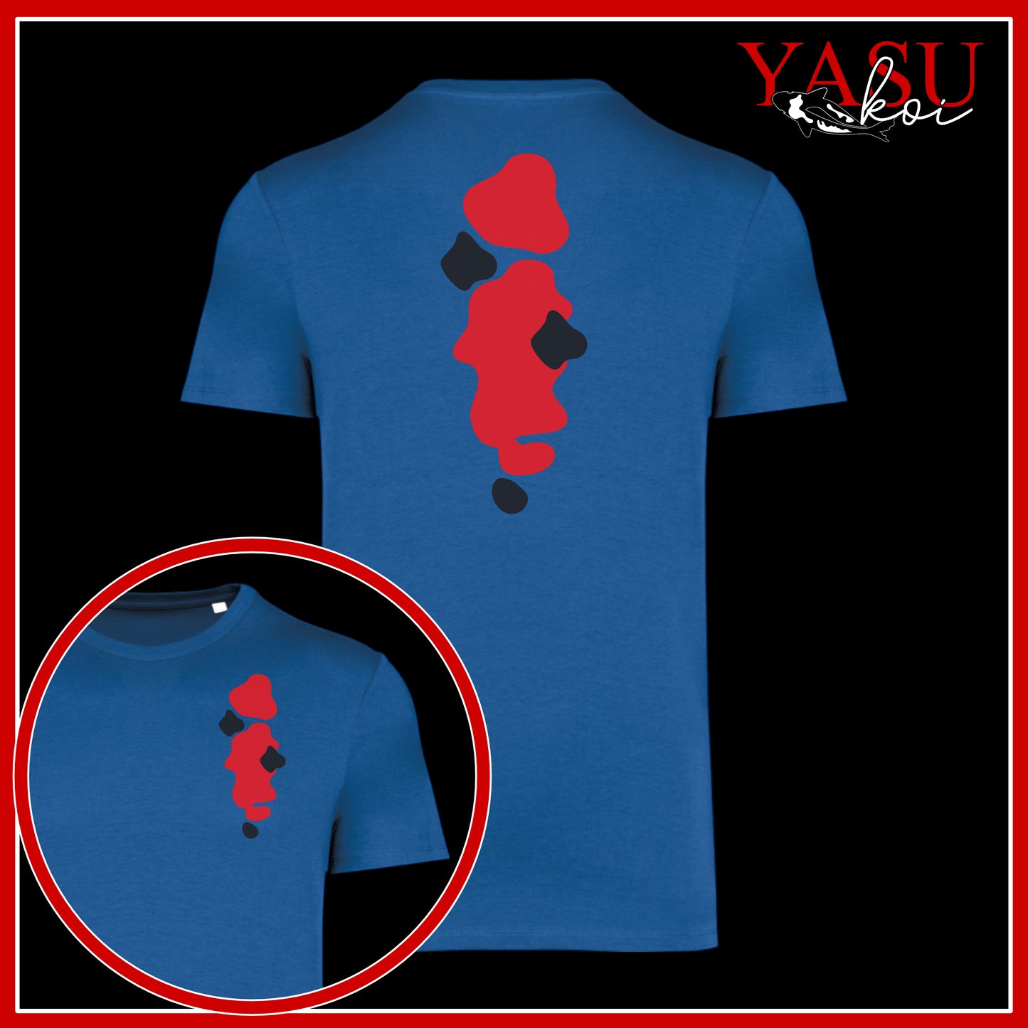 A "Splash" Of A Sanke Printed Organic T-shirt