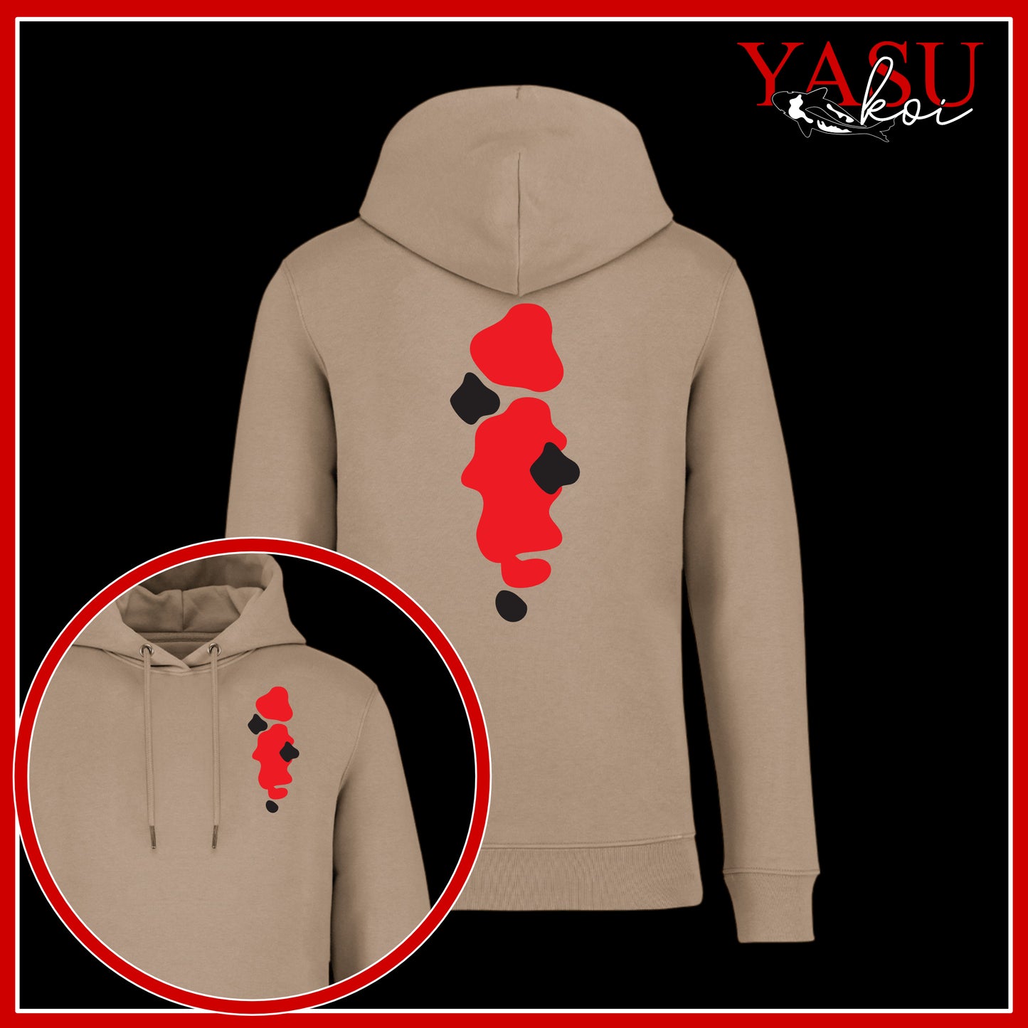 A "Splash" of Sanke Luxury Organic Hoodie