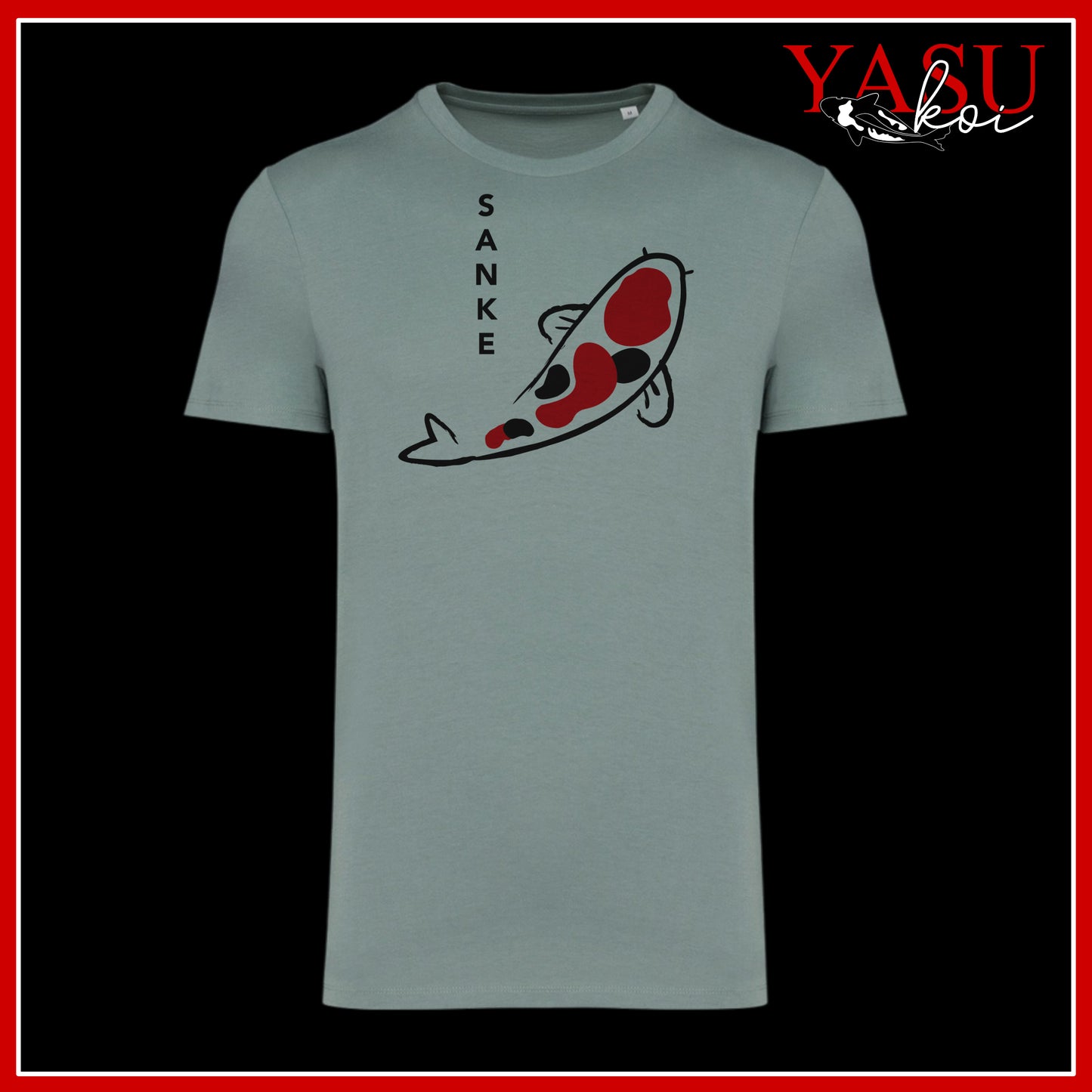 "Spell It" Sanke Koi Organic Cotton T-shirt