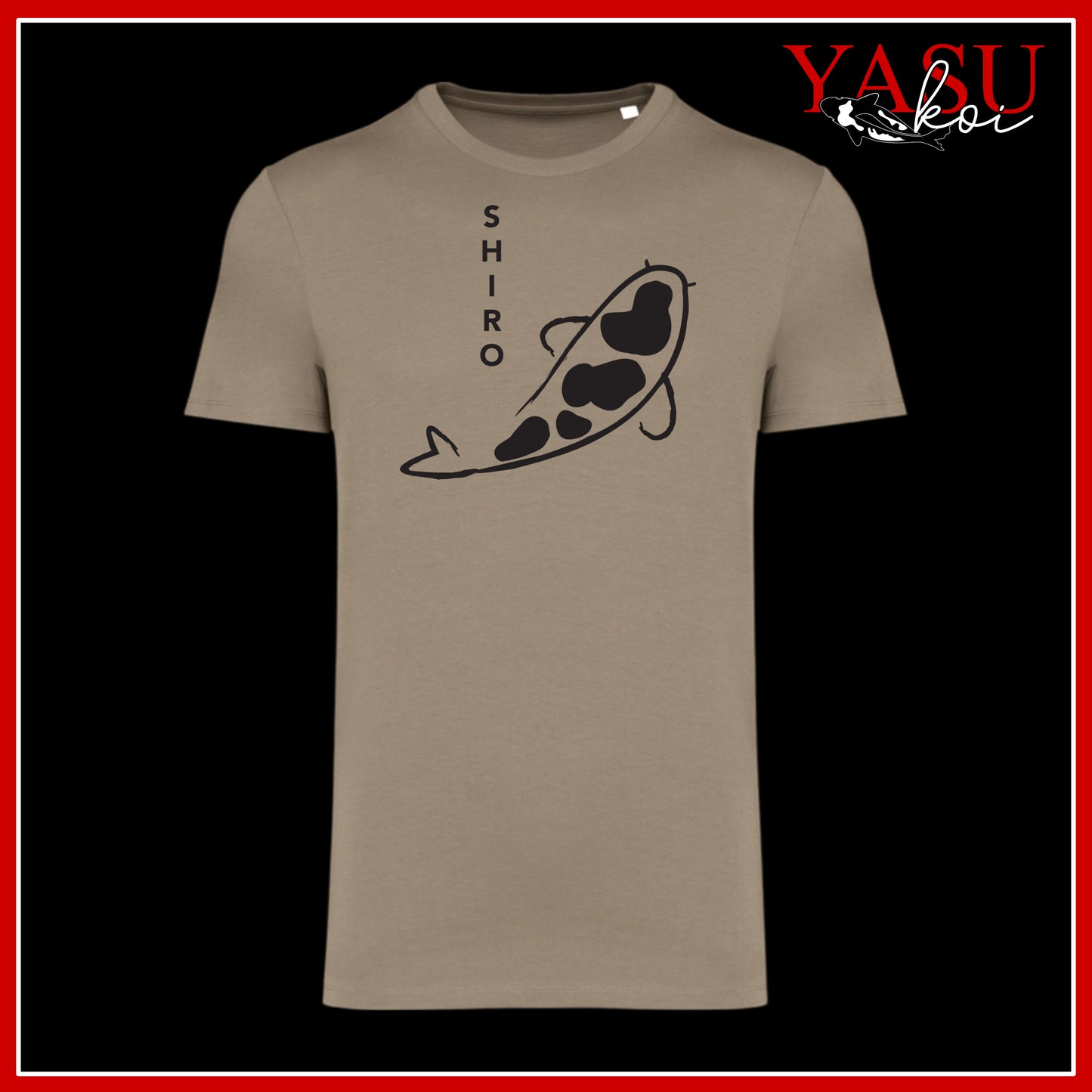 "Spell It" Shiro Utsuri Koi Organic Cotton T-shirt