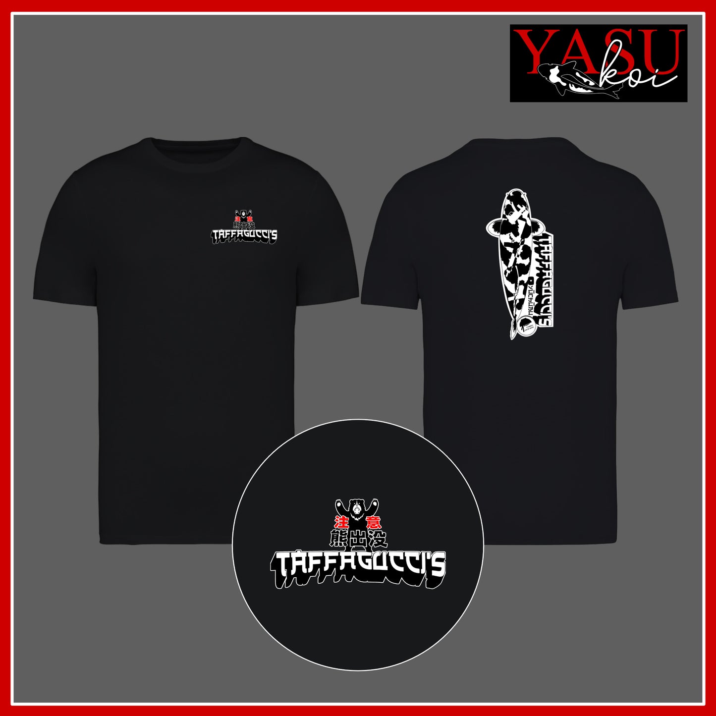 Taffagucci - Lee Hadfield Official Black T-Shirt