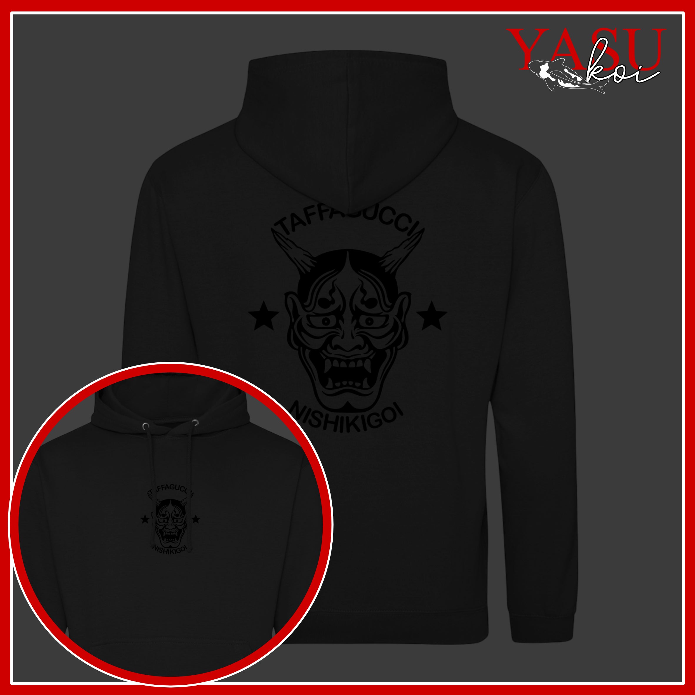 Taffagucci Nishikigoi - Lee Hadfield Official Black Hoodie – Yasu Koi