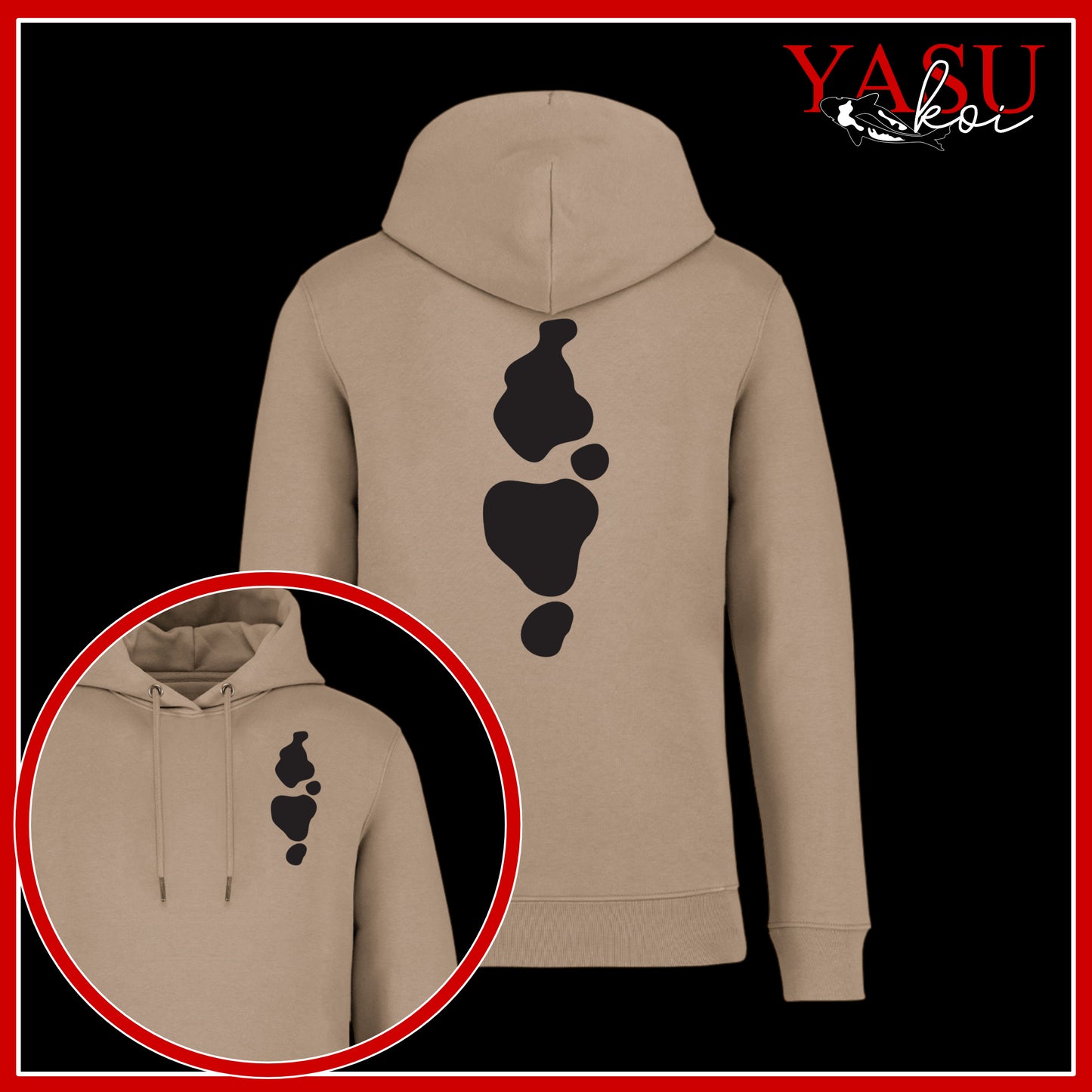 A "Splash" of Shiro Luxury Organic Hoodie