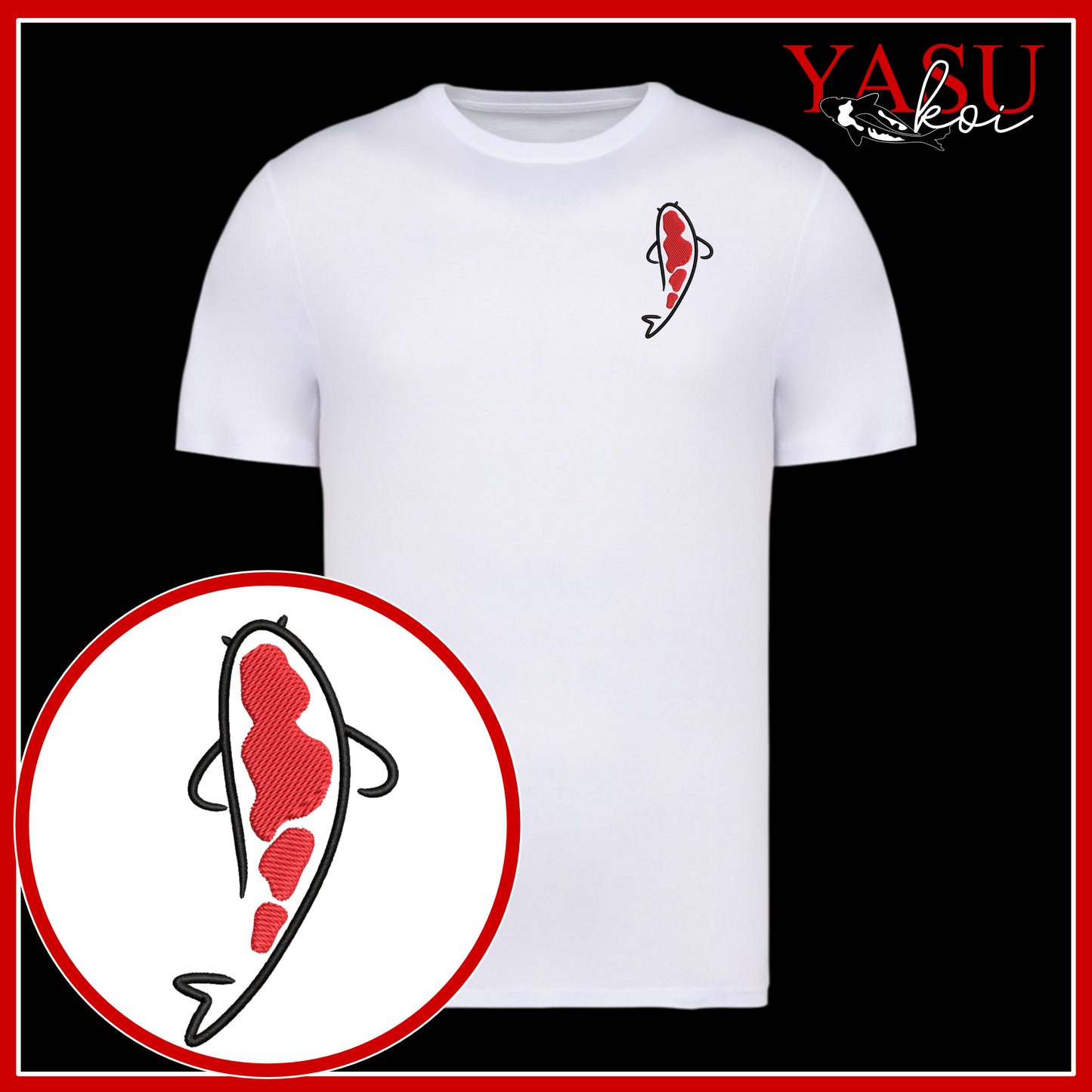 The Kohaku Embroidered Spell Organic T-Shirt