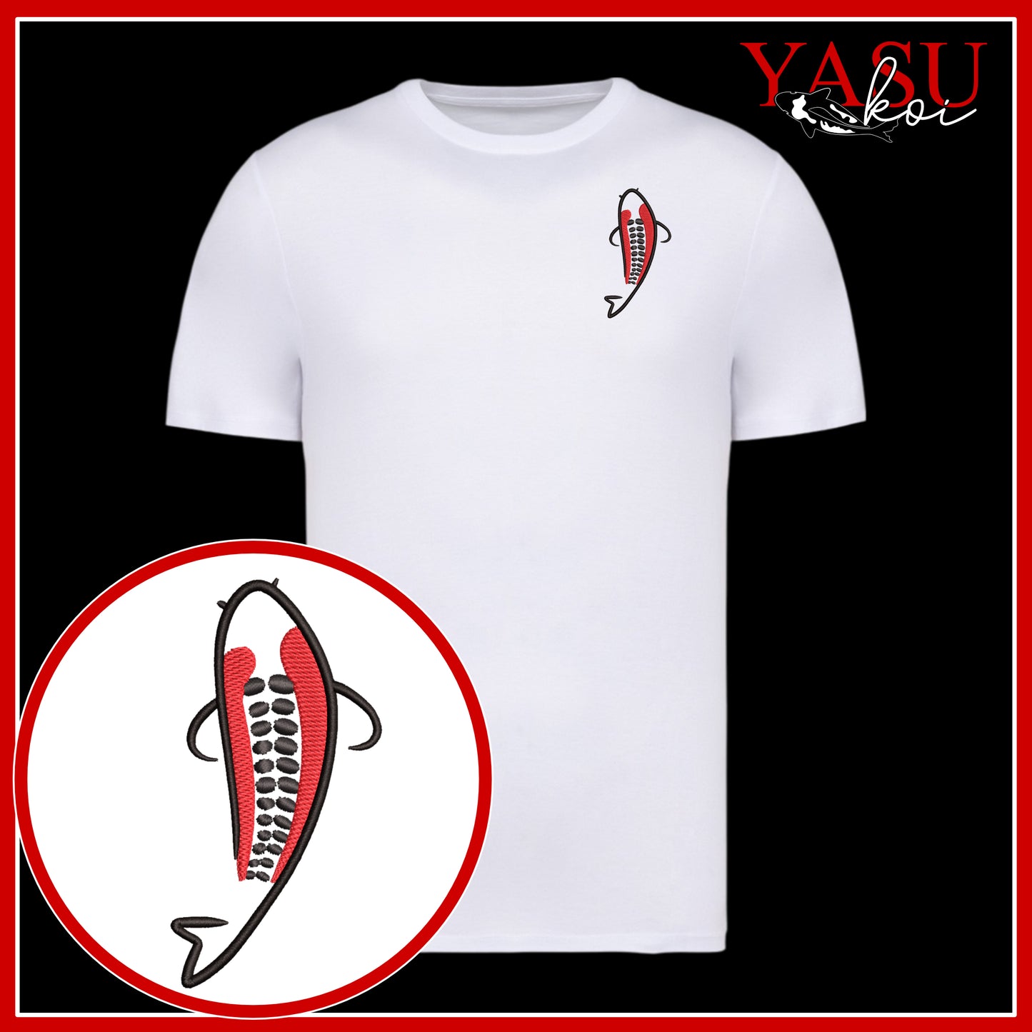 The Shusui Embroidered Spell Organic T-Shirt