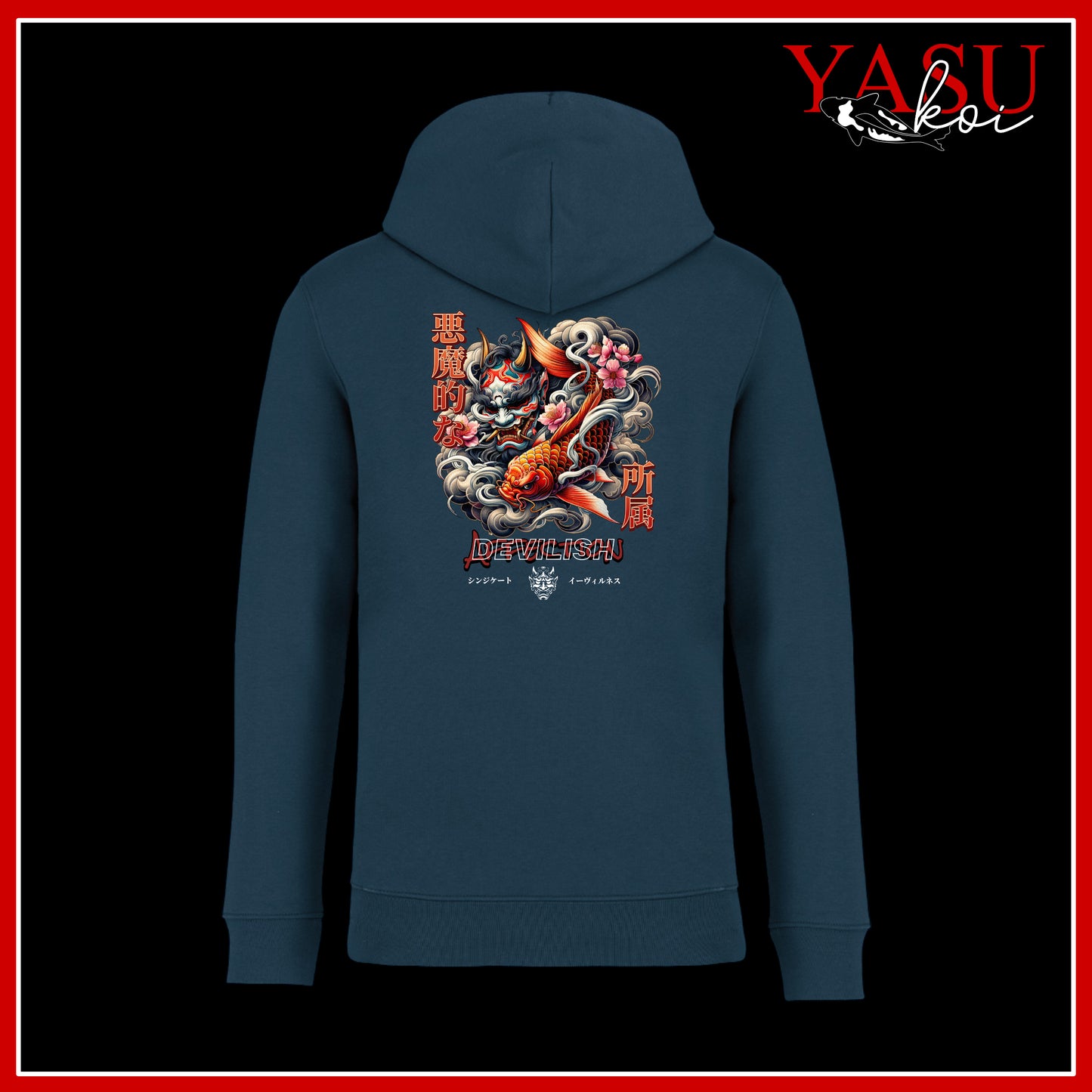 "The Back Page" Develish Organic Hoodie