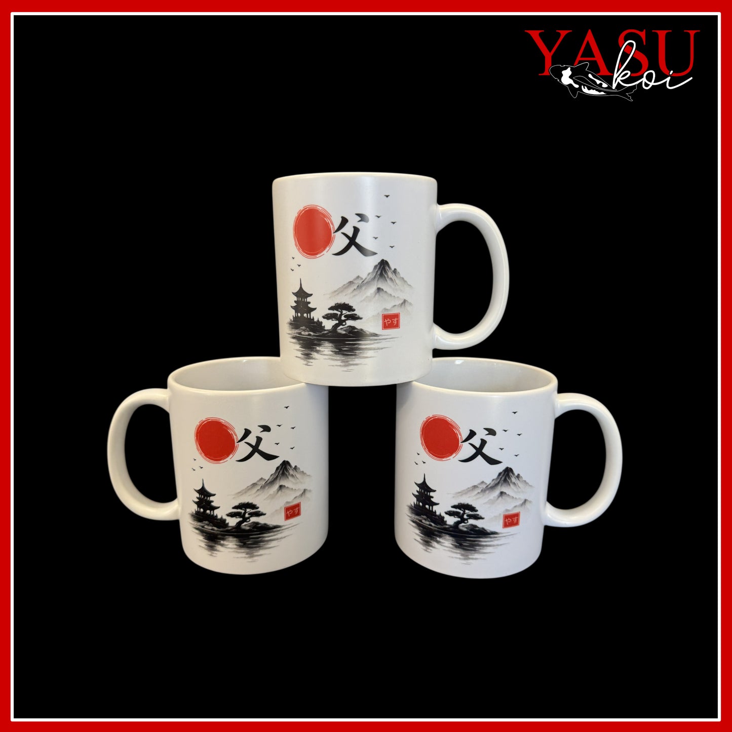 Father's Horizon 11oz Matte White Mug