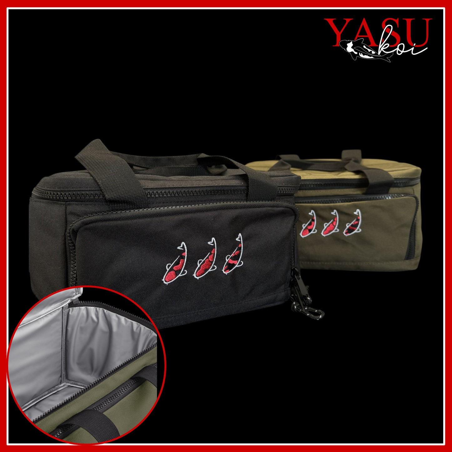 Mini Go Sanke Triple Koi Insulated Cooler Bag