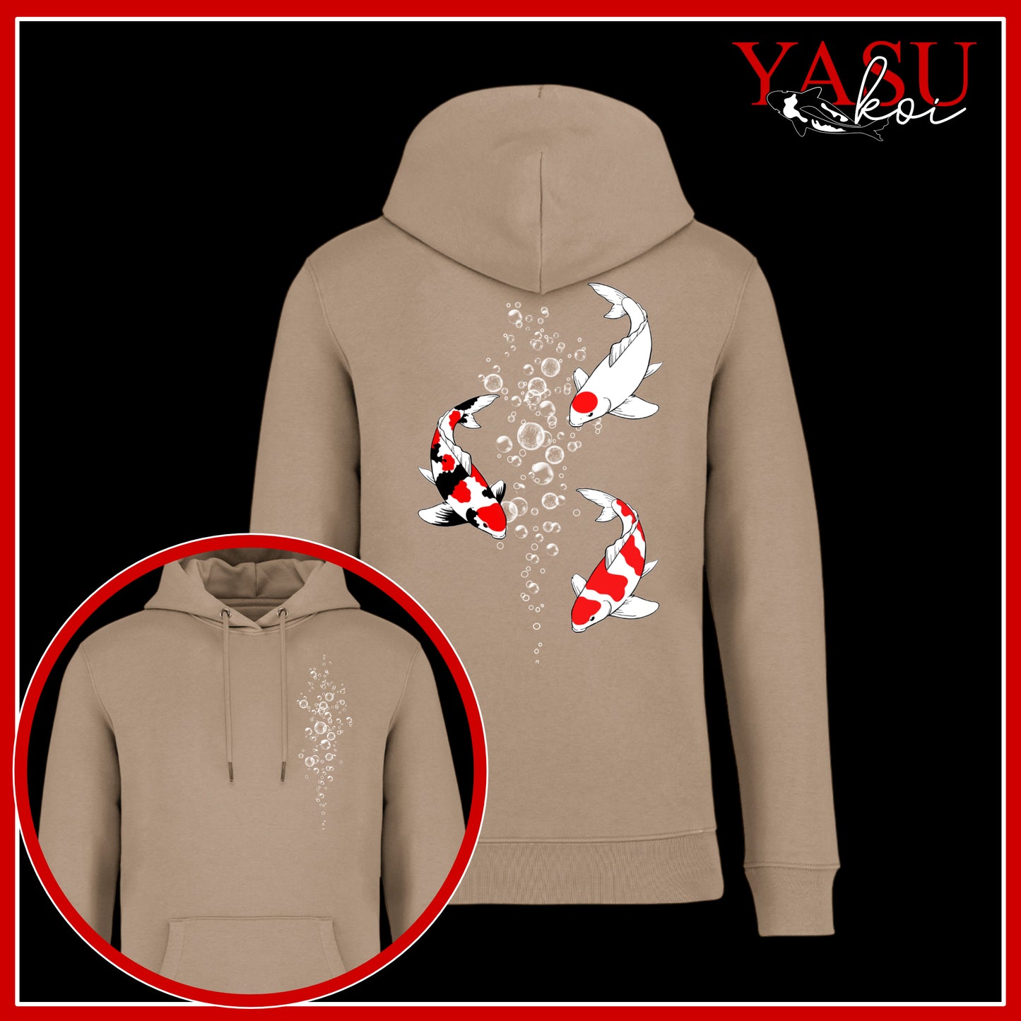 Bubbling Up Luxury Organic Hoodie