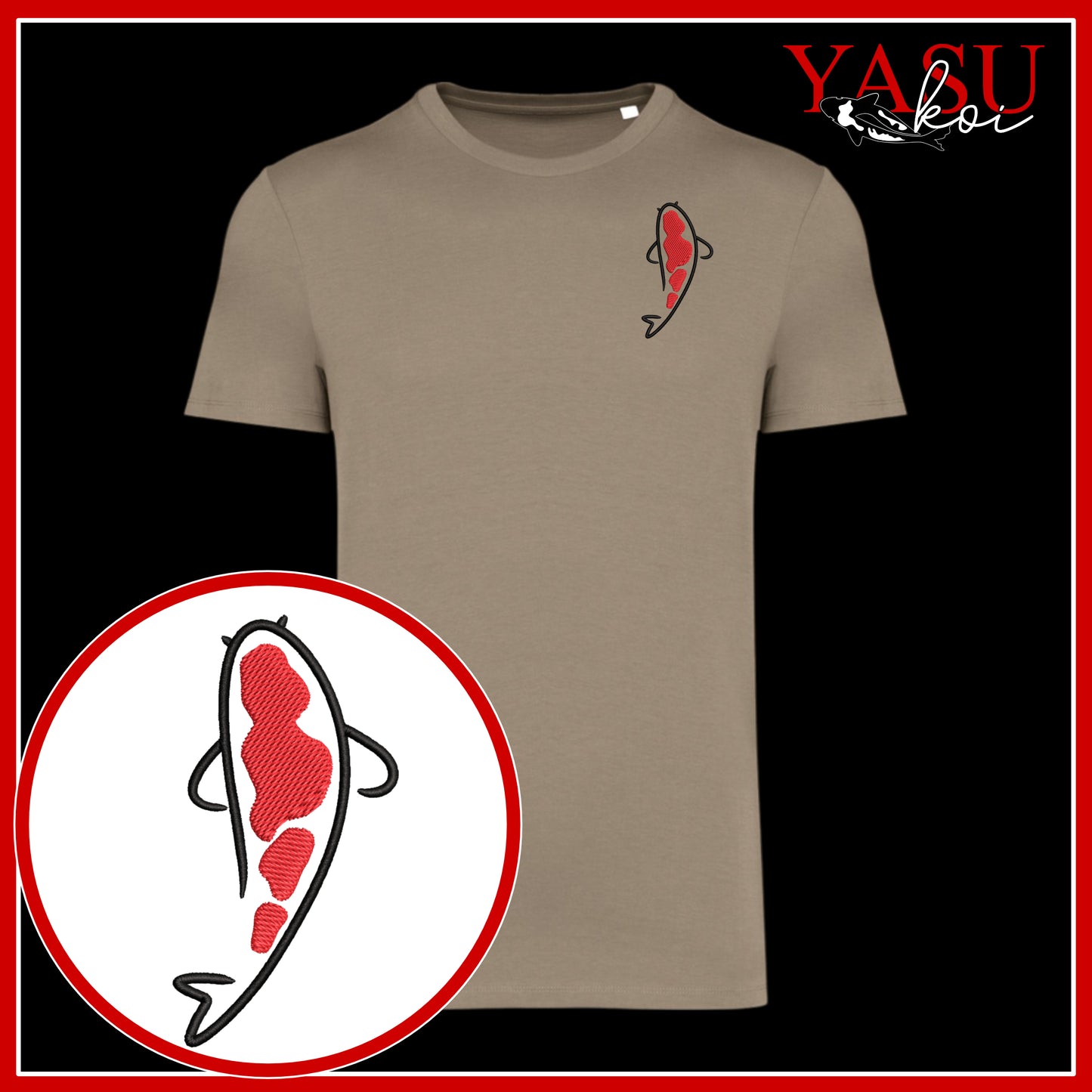The Kohaku Embroidered Spell Organic T-Shirt