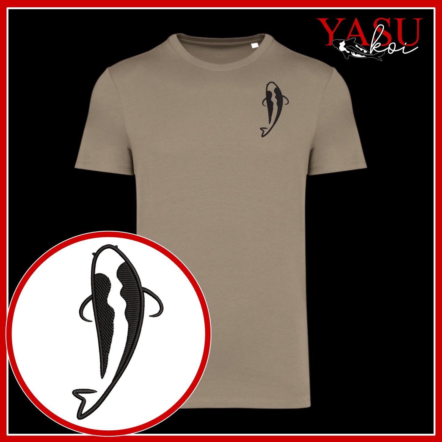 The Kumonryu Embroidered Spell Organic T-Shirt