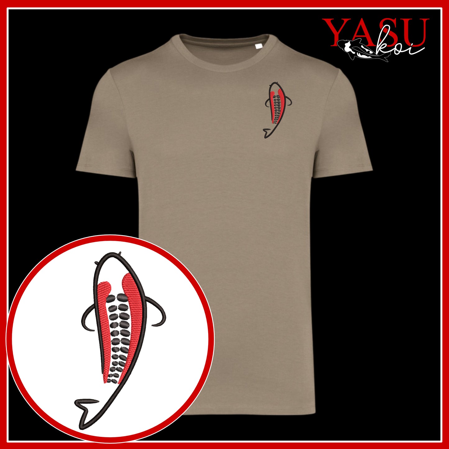The Shusui Embroidered Spell Organic T-Shirt