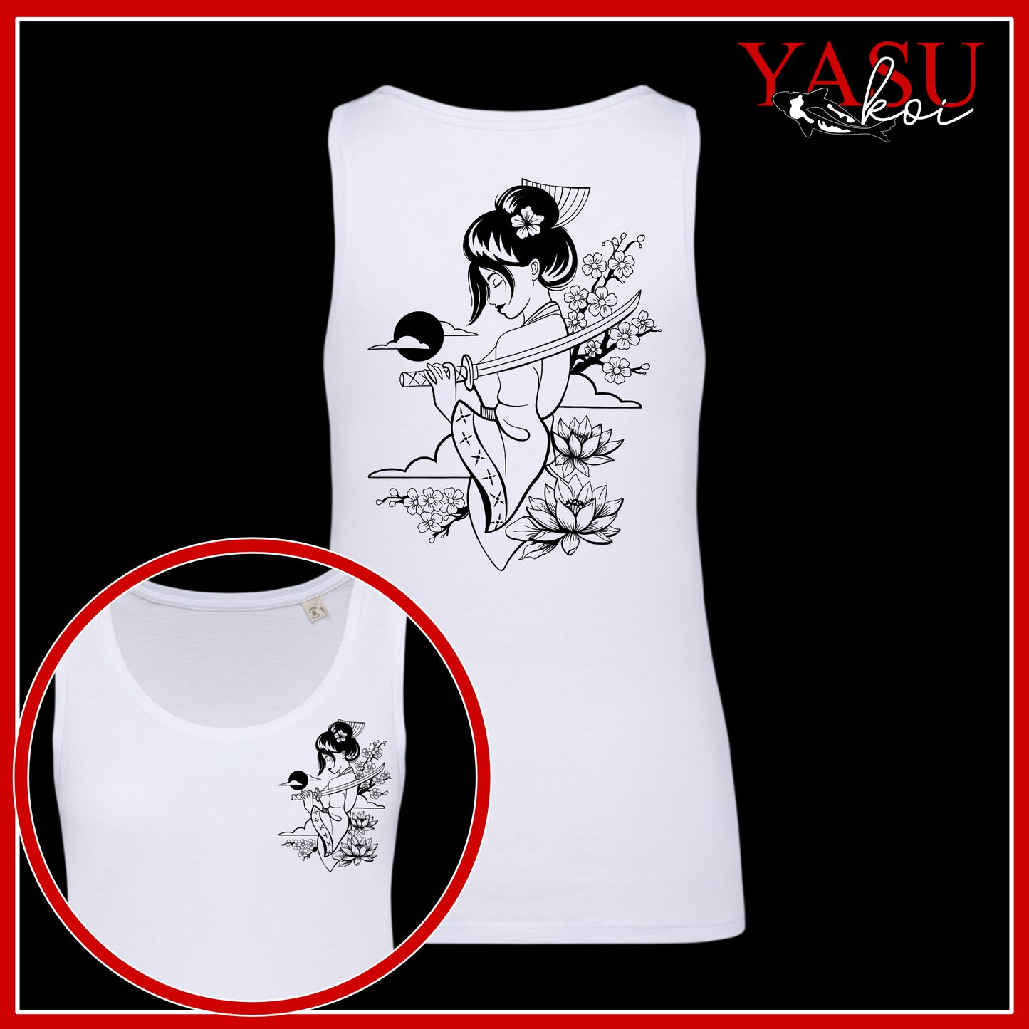 Onna-Bugeisha Organic Cotton Tank Top