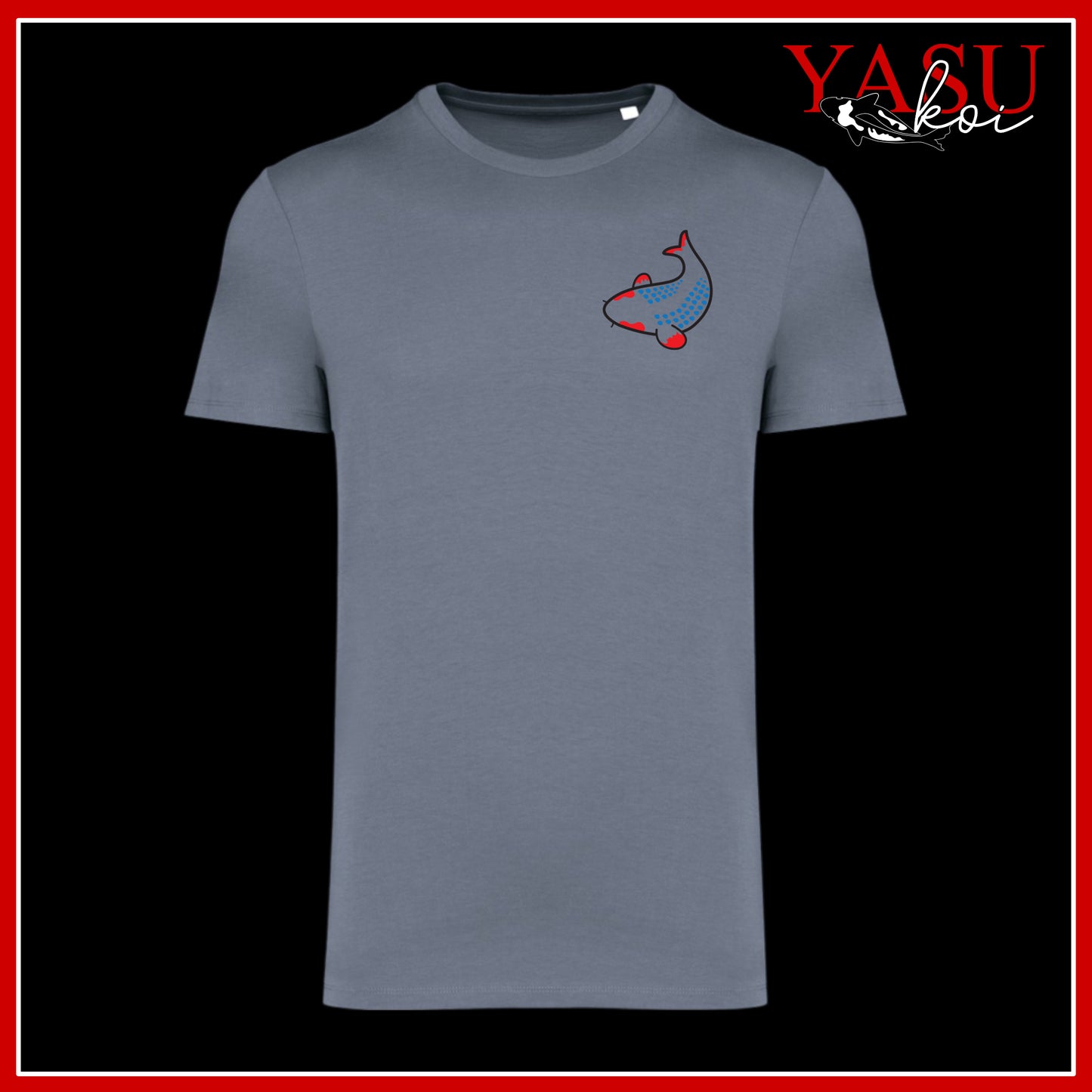 "The Kawaii" Asagi Printed Organic Cotton T-Shirt
