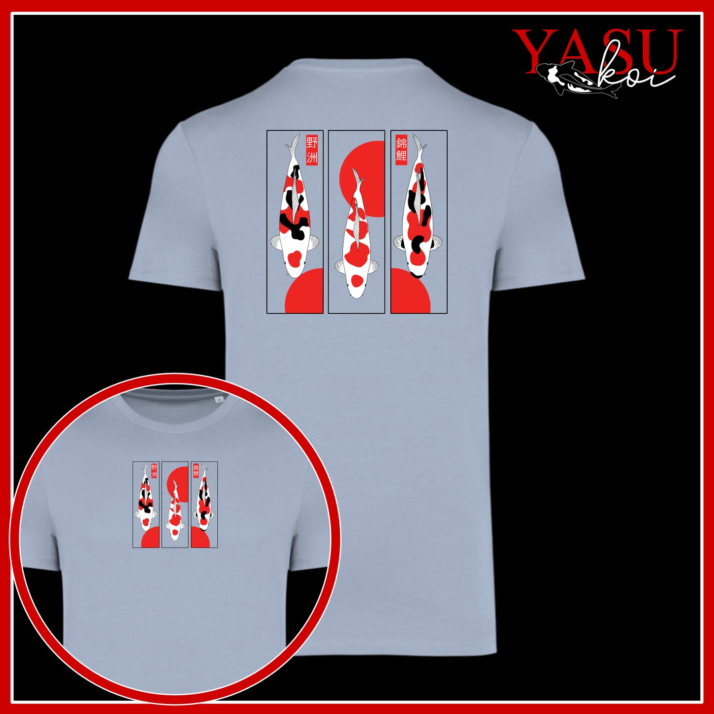 Go Sanke - The Big Three! Organic Cotton T-Shirt