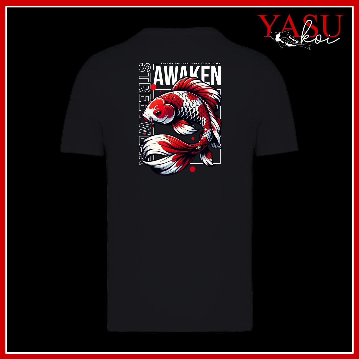 "The Back Page" Awaken Printed Organic Cotton T-Shirt