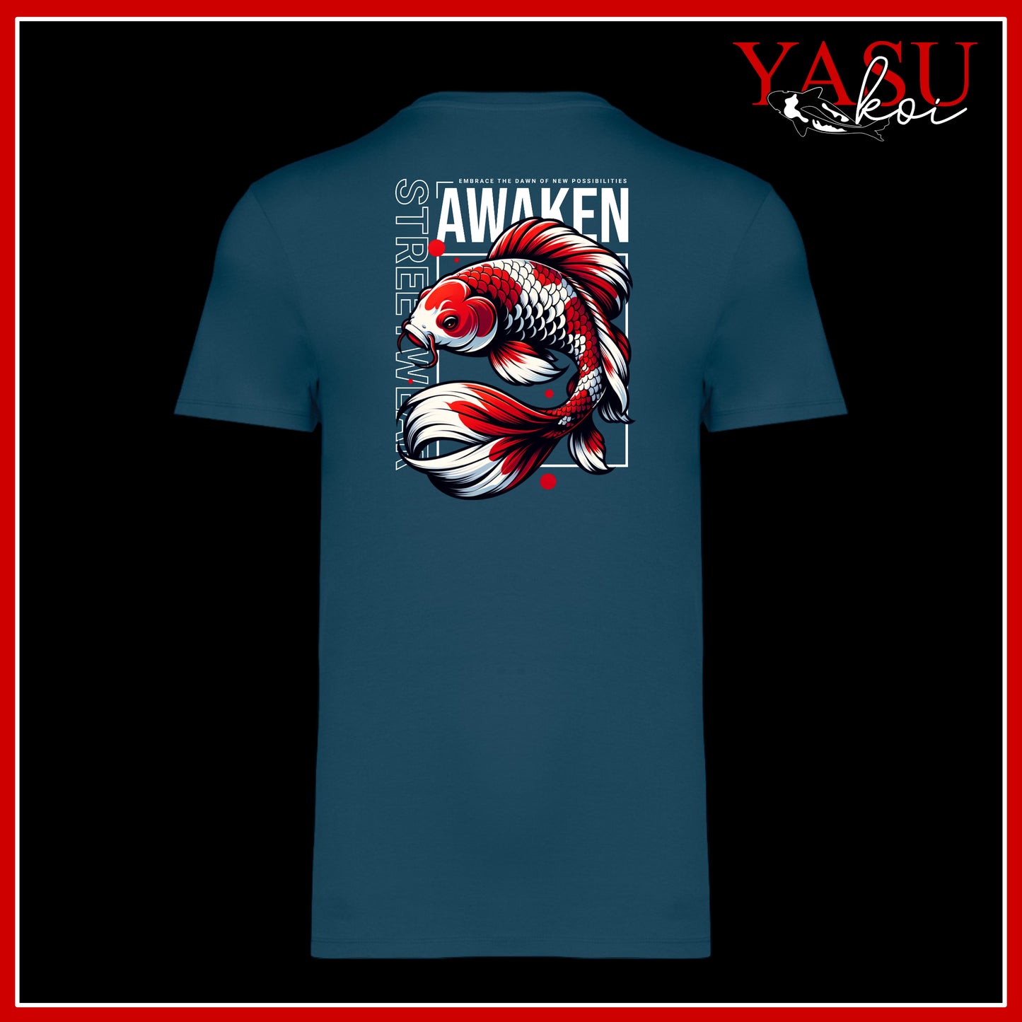 "The Back Page" Awaken Printed Organic Cotton T-Shirt