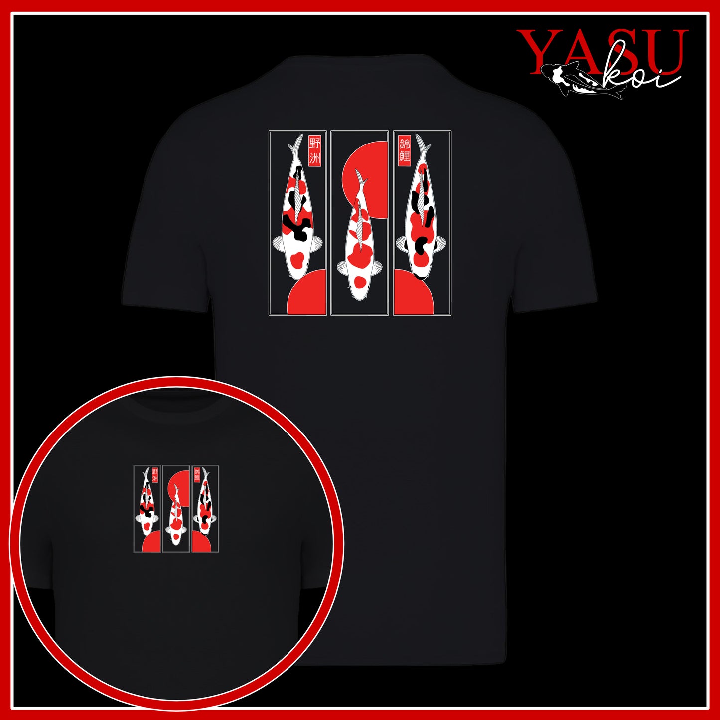 Go Sanke - The Big Three! Organic Cotton T-Shirt