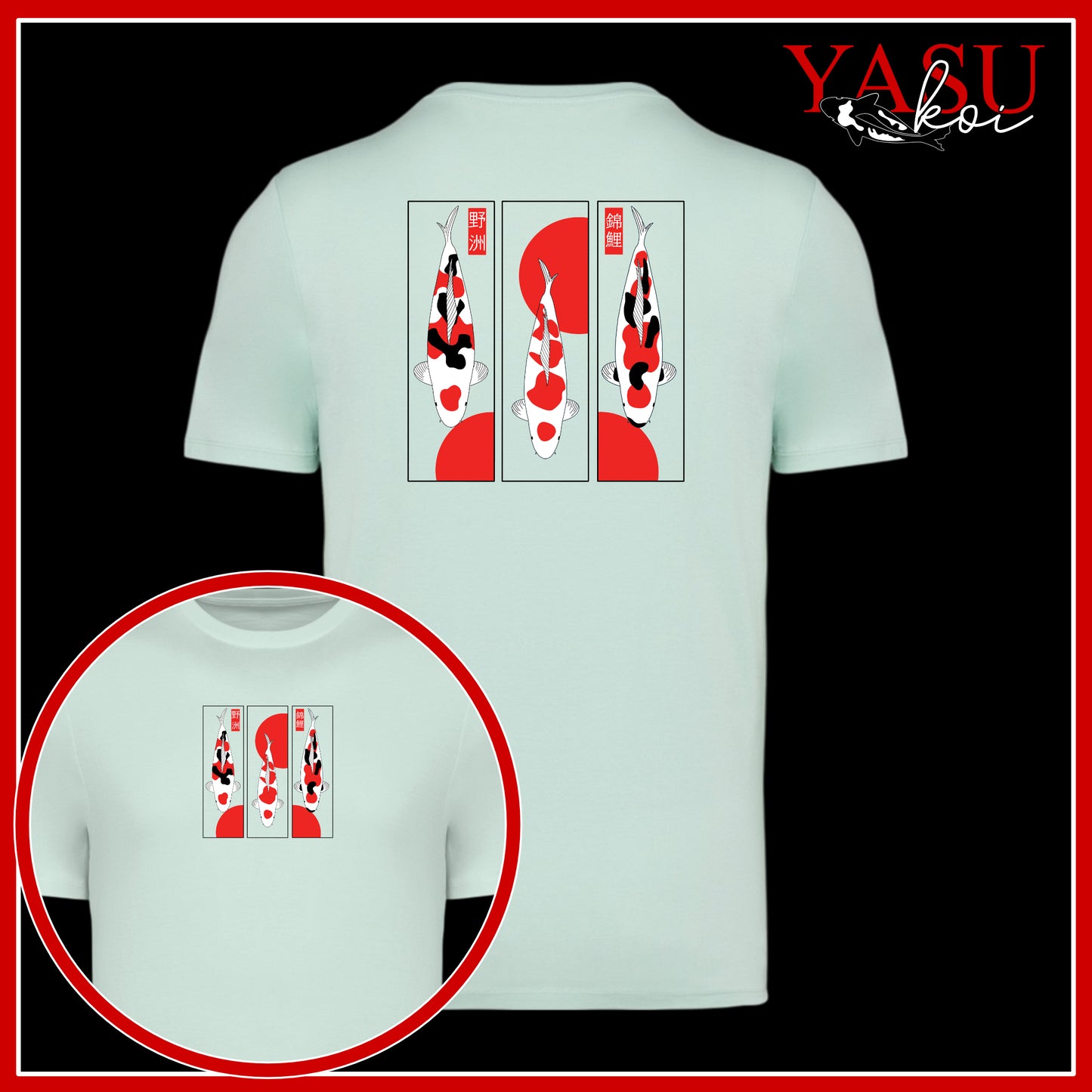 Go Sanke - The Big Three! Organic Cotton T-Shirt