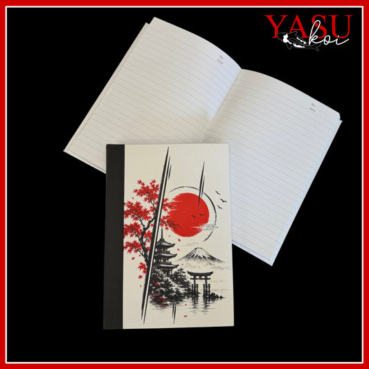 Crimson Sunrise A5 Hardback Notebook