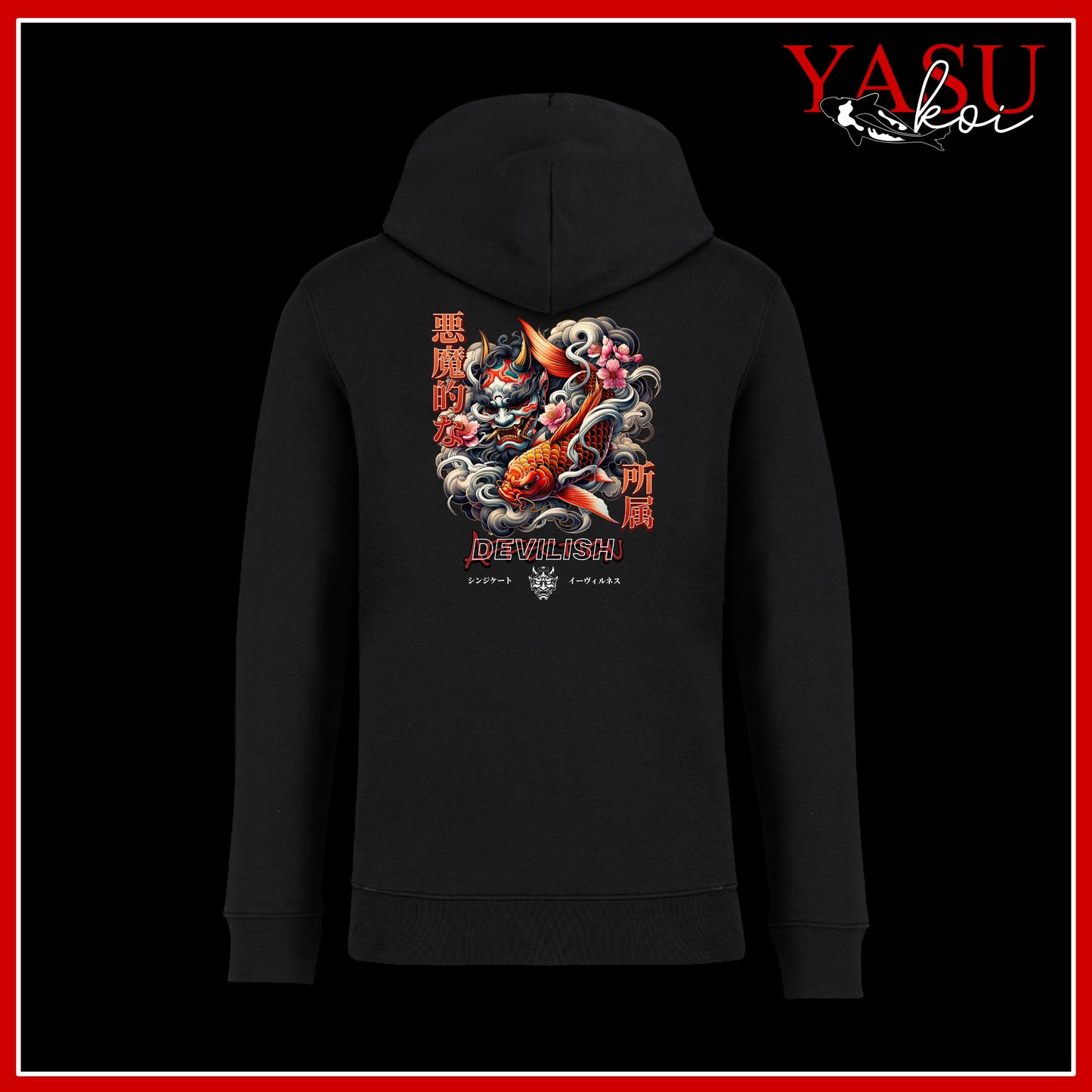 "The Back Page" Develish Organic Hoodie