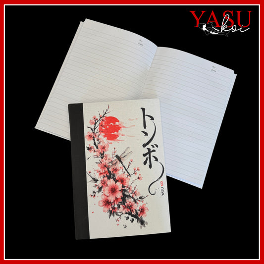 Dragonfly Blossom A5 Hardback Notebook
