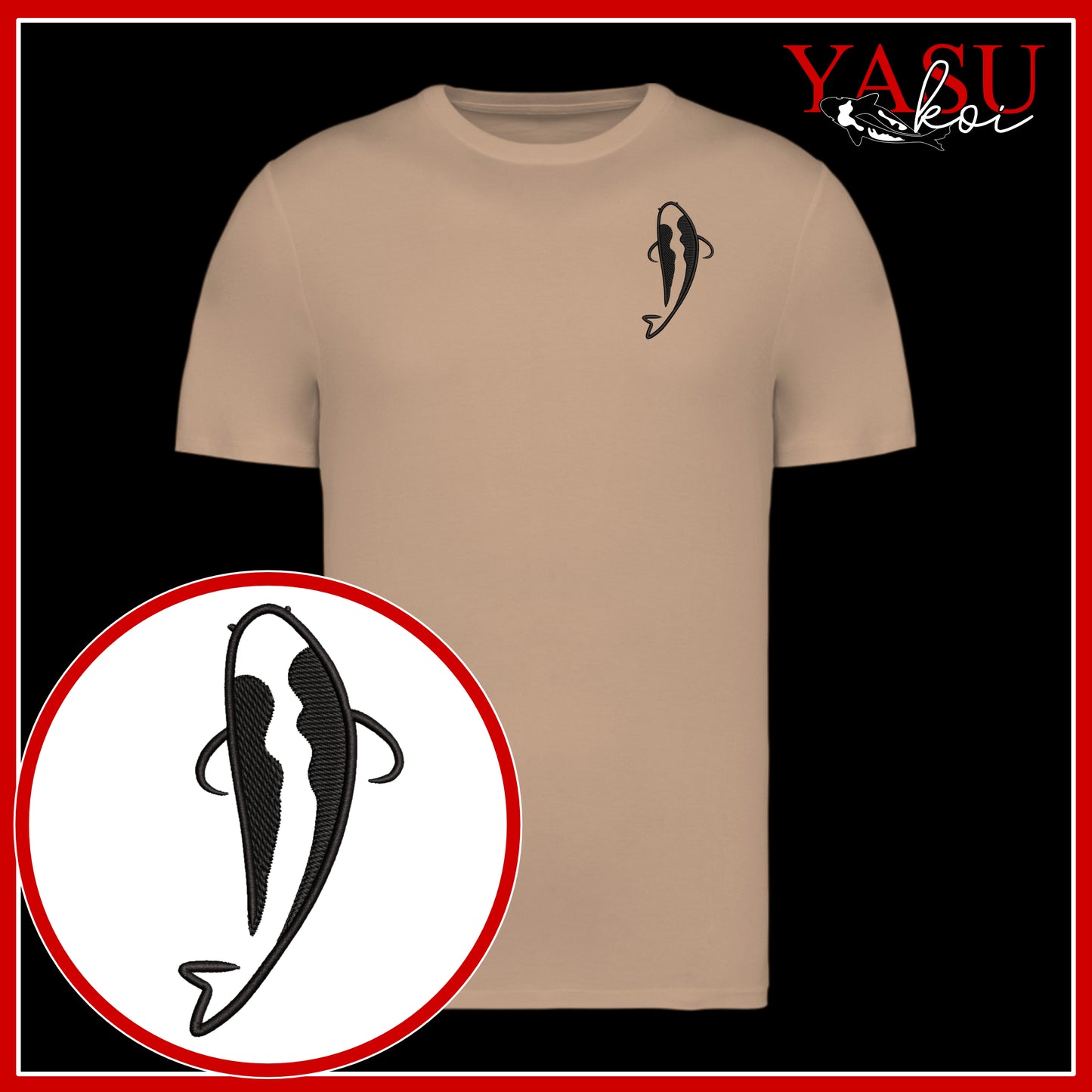 The Kumonryu Embroidered Spell Organic T-Shirt