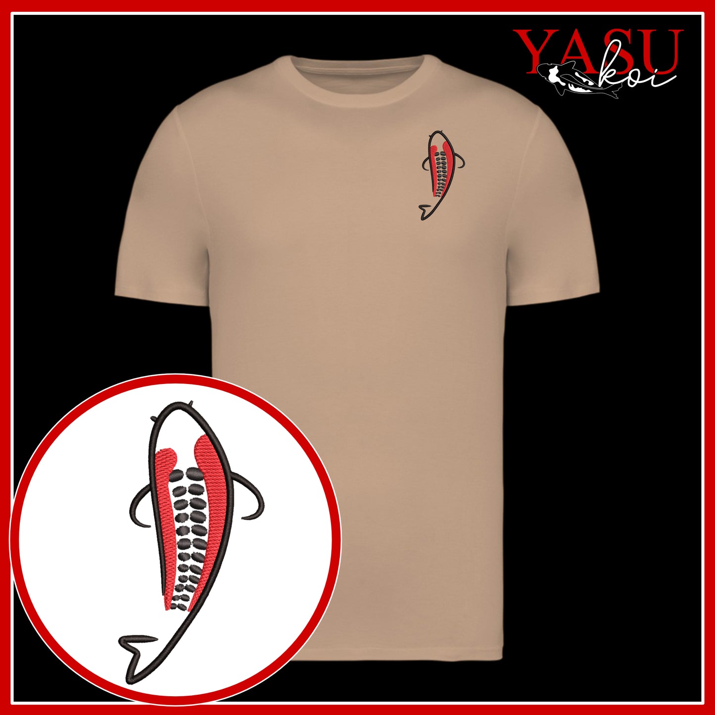 The Shusui Embroidered Spell Organic T-Shirt