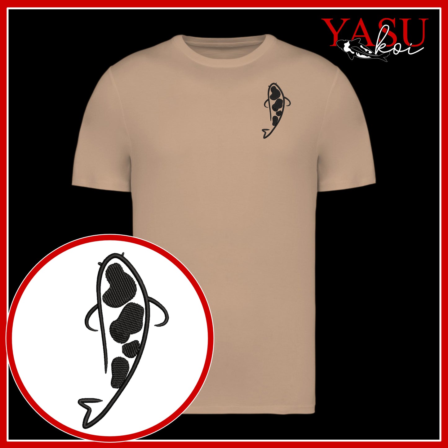 The Utsuri Embroidered Spell Organic T-Shirt
