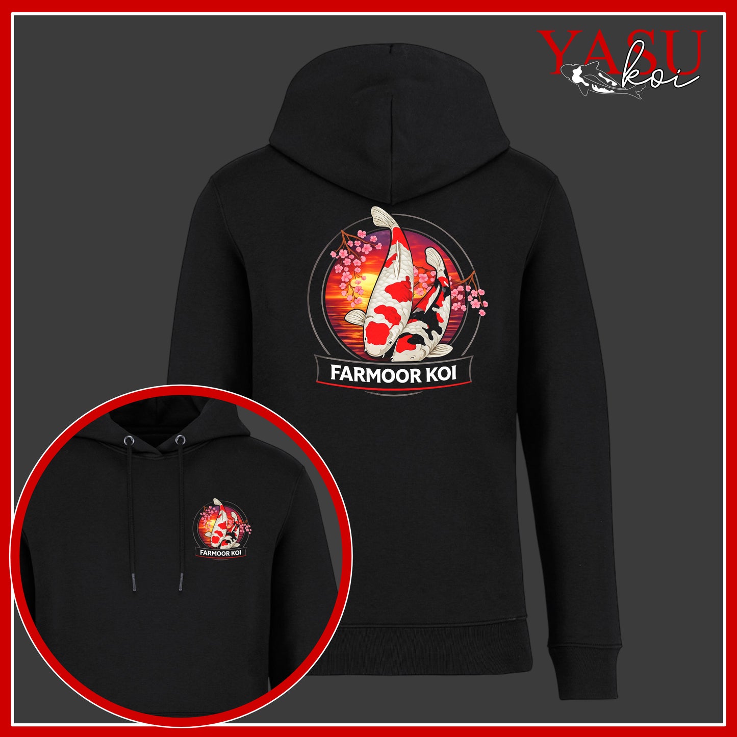 Farmoor Koi Organic Cotton Hoodie