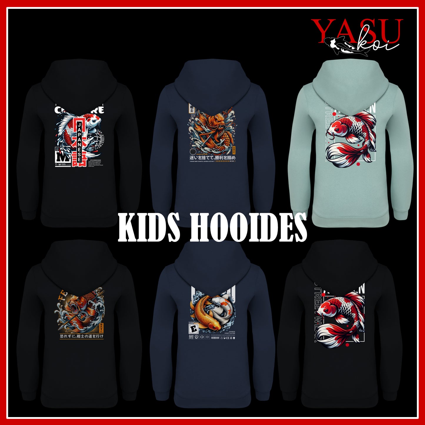 Kids Back Page Organic Cotton Hoodies