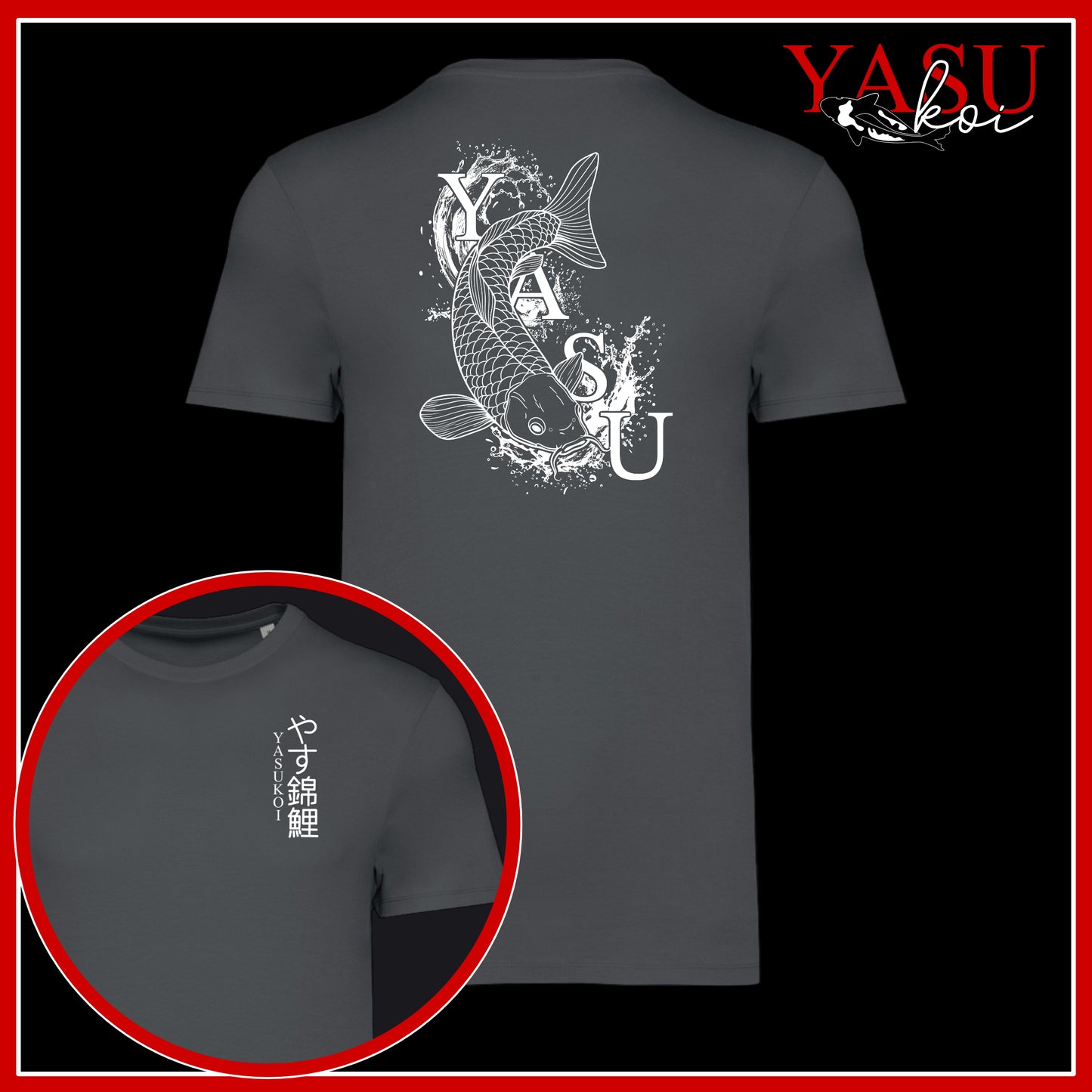Yasu Waves Organic Cotton T-Shirt