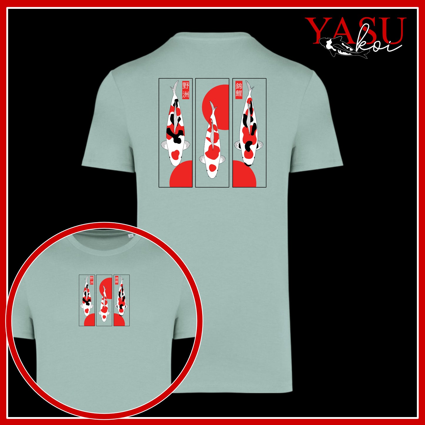 Go Sanke - The Big Three! Organic Cotton T-Shirt