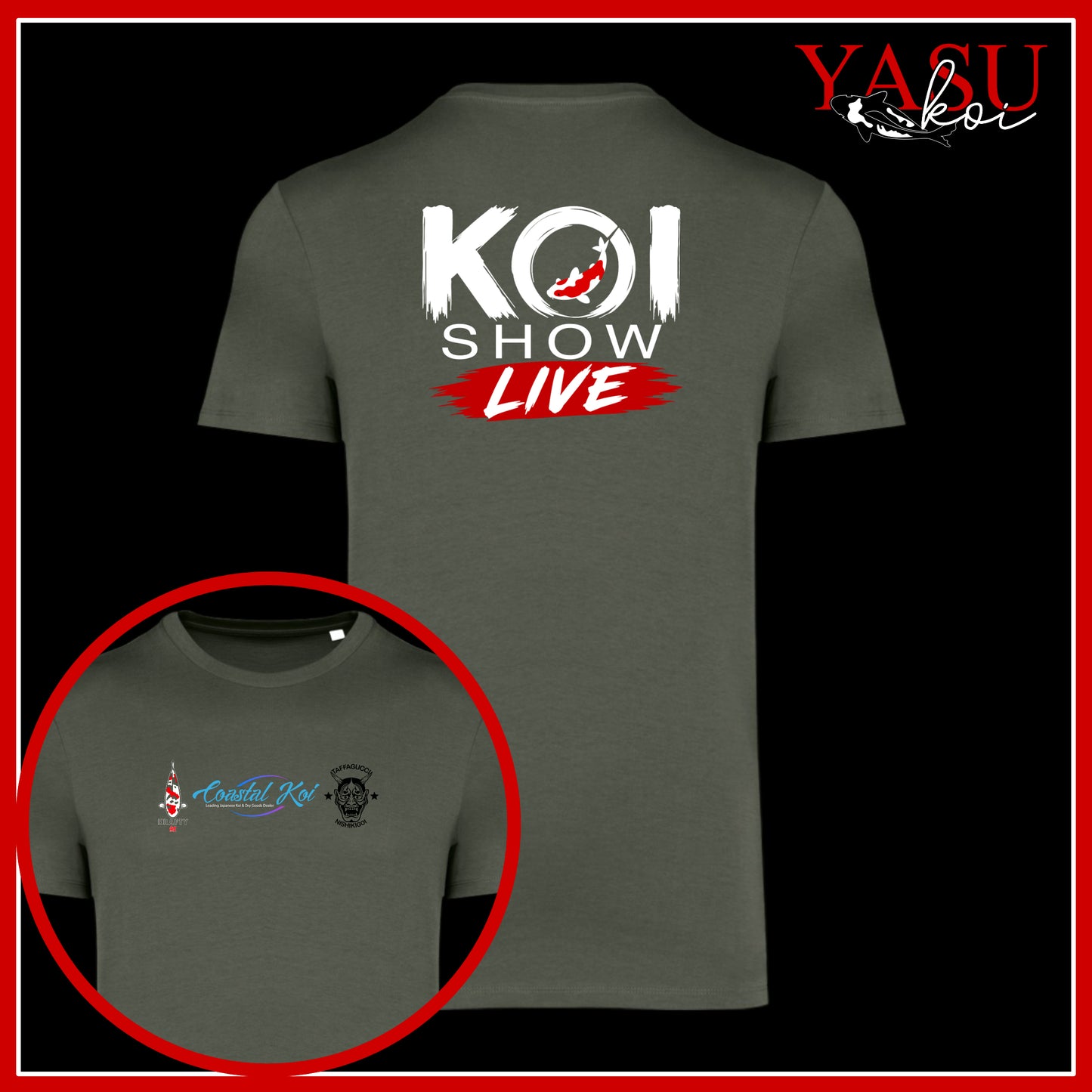 Koi Show Live Organic Cotton T-Shirt