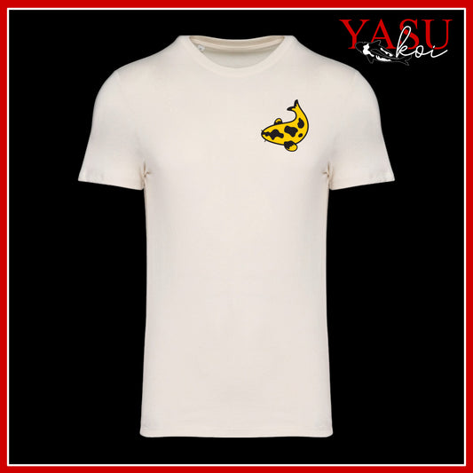 Channel your inner koi lover with our organic combed cotton t-shirt, featuring a printed kawaii style Asagi koi design.

Available in 5 stunning colours and a range of sizes, this tee is perfect for anyone who adores these graceful fish and the tranquillity of a koi pond. Dive into style and comfort today!